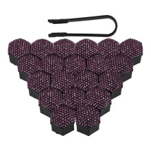 20 Radmittelkappen 0,00x2,00x2,00 Cm Lila
