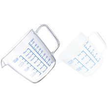 2Stk Wiederverwendbare Messbecher Für Glasmeasure