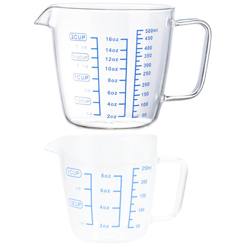 2Stk Wiederverwendbare Messbecher Für Glasmeasure 1