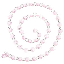 Masteelf Achteckige Perlenkette 98,00x1,40x0,70 cm Rosa
