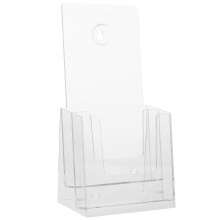 Clear Display Stand Broschürenhalter Transparent 1 Satz