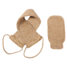 2 . Natürliche Peeling-Waschlappen Sisal Badehandschuhe