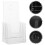 Clear Display Stand Broschürenhalter Transparent 1 Satz 2