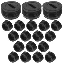 Mlins 10 Paar Maschinen Trim Elektrowerkzeuge 1,30x1,30x0,50cm Schwarz