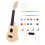 2 Sets Diy Holz Ukulele Bausatz Handbemalt 1