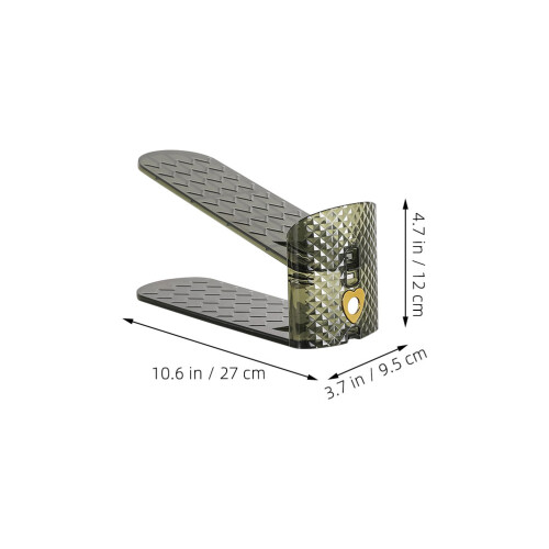 2 Stk. Schuhfach-Organizer Robustes Doppelschicht-Rack 1