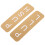 Pull Push Push Pull Tür Aufkleber Golden PVC 1 Paar Büro Gebrauch 4