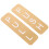 Pull Push Push Pull Tür Aufkleber Golden PVC 1 Paar Büro Gebrauch 3
