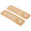 Pull Push Push Pull Tür Aufkleber Golden PVC 1 Paar Büro Gebrauch 5