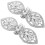 Masteelf 2 . Schnallen Clip On Damen Sneaker Silber 1