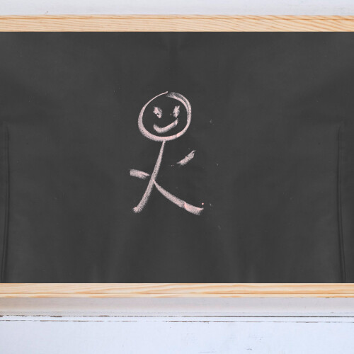 Raindrops Zelfklevende Behang Blackboard Stickers Kantoor 2