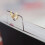 Straw Verpackung Leere Transparente Lesezeichen 4