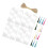 Straw Verpackung Leere Transparente Lesezeichen 10