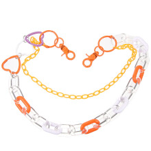 Wallet Kette Orange Metall 1 20,9x1,2 Zoll