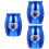 3Stk Haustier Kremationsurnen Set 6