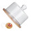 2 Kuchen-Glasabdeckung Mit Kuppel, Mini- , , Khaki 3