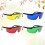 4Stk Schutzbrille Augenschutz Grün 8