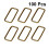 100Stk Metall Gurt Schnalle Halter 1