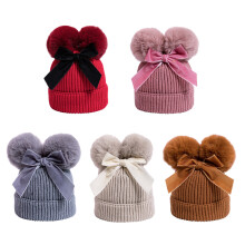 Baby Bonnet Mütze Mit Schleife Warm