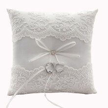 Weddings Pouches Hochzeitsringe Kissen Für Beige 1Stück