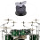 Cymbal Drum Zubehör Set Metall Dämpfung 1 3