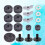 Cymbal Drum Zubehör Set Metall Dämpfung 1 10