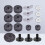 Cymbal Drum Zubehör Set Metall Dämpfung 1 9