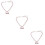 3Stück Verstellbare Halskette 9