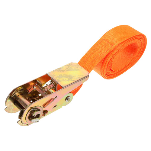 Ratschen-Spanngurt Orange 1 98,4 Zoll Länge 2