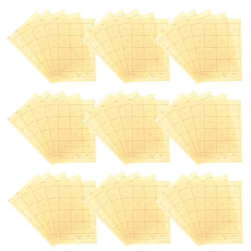 90 Blatt Kalligraphie Übungspapier Mit Gitter Reis