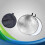 Rundes Lichtreflektor Set Polyester 31,5 X 31,5 X 0,2 4