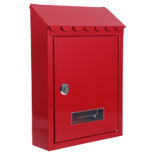 Mailbox Lockable Wall Mount Rot Blech
