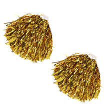 Worgeous Pom Poms Cheerleader Pompoms Gold Hoops Ring Miss Man Golden
