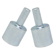 Raindrops 2 Stk Stecker Bohrer Buchse Adapter 5,20x2,60x2,60cm Silber