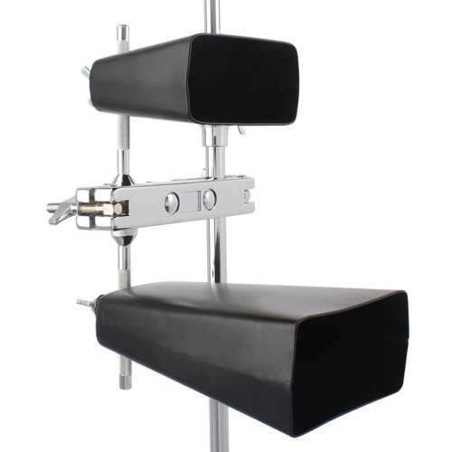 Drum Cowbell Clip Silber Metallhalterung Einfaches Praktisches Design 2