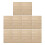 10Stk Holz Bruchbretter Taekwondo Khaki 1