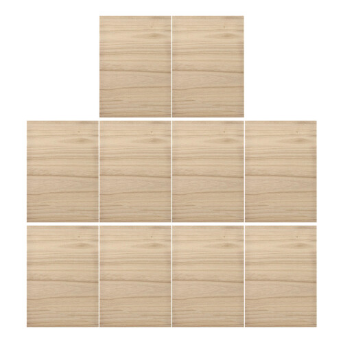 10Stk Holz Bruchbretter Taekwondo Khaki