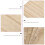 10Stk Holz Bruchbretter Taekwondo Khaki 11