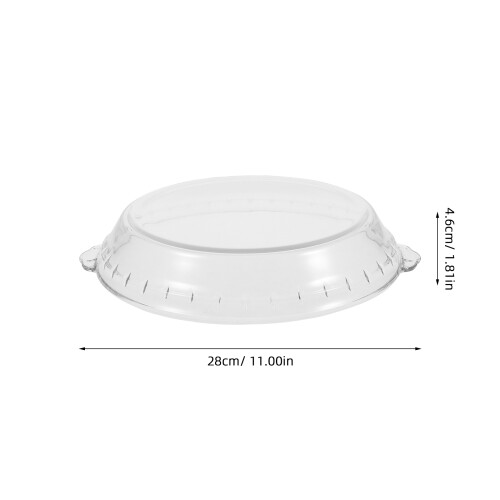 Glass Microwave Cover Steam Compatible Für Home Einfache 1