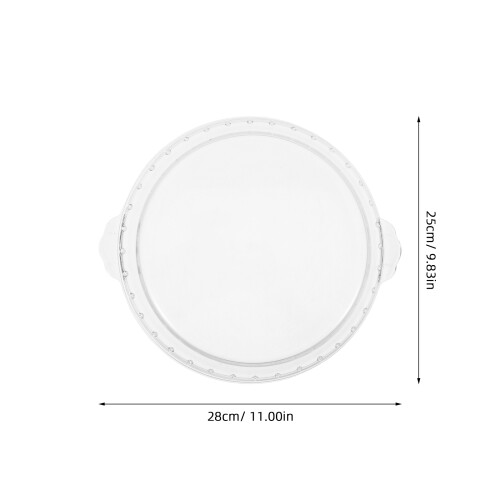 Glass Microwave Cover Steam Compatible Für Home Einfache 2