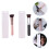 2Stk Flacher Kopf Make-up Werkzeug Kosmetik 6