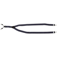 Mans Suspenders Zwart Polyester 1 Set