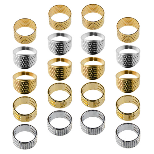 Metal Naaihandschoen Set Gemengd 20 Stuks