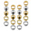 Metal Naaihandschoen Set Gemengd 20 Stuks 8