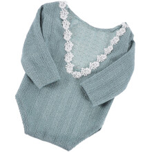 Newborn Strampler Grün Spandex 1