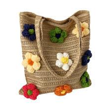 Floral Tote Khaki 1 Set
