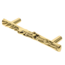 Kupplungshalterung Baumstammgriff 10,5x3x1,5 Cm Golden