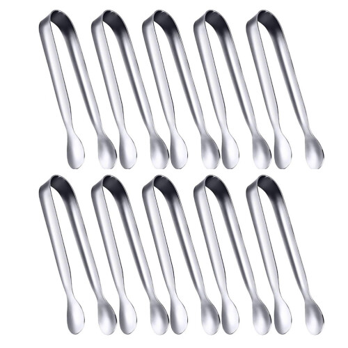 10Stk Eiswürfel Eiskübel Grillzange