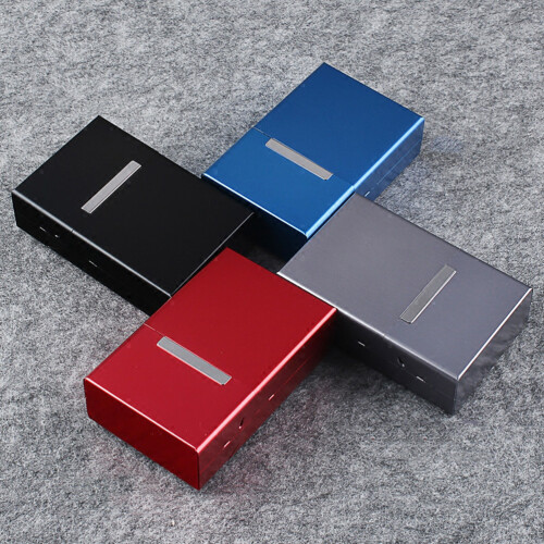 Case Metal Für Männer Silber 1Stk 2