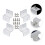 Raindrops Solarpanel Montagehalterung Z Form Silber 4 5